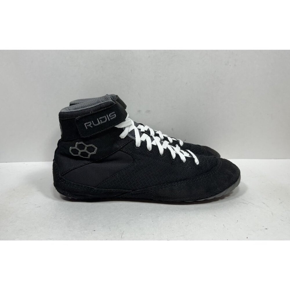 Rudis Samurai Voids Black Suede Wrestling‎ Shoes Men’s Size 12